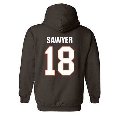 BGSU - NCAA Football : Nick Sawyer - Classic Shersey Hooded Sweatshirt-1