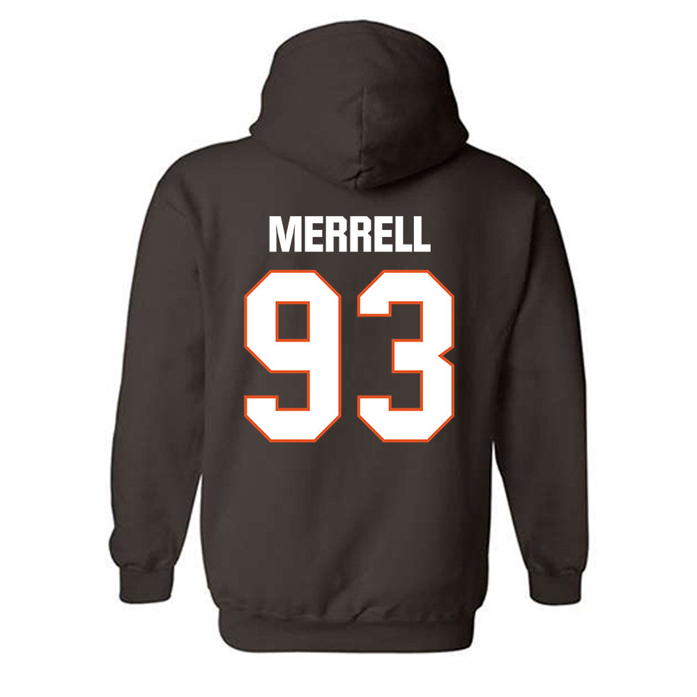 BGSU - NCAA Football : Trent Merrell - Classic Shersey Hooded Sweatshirt-1