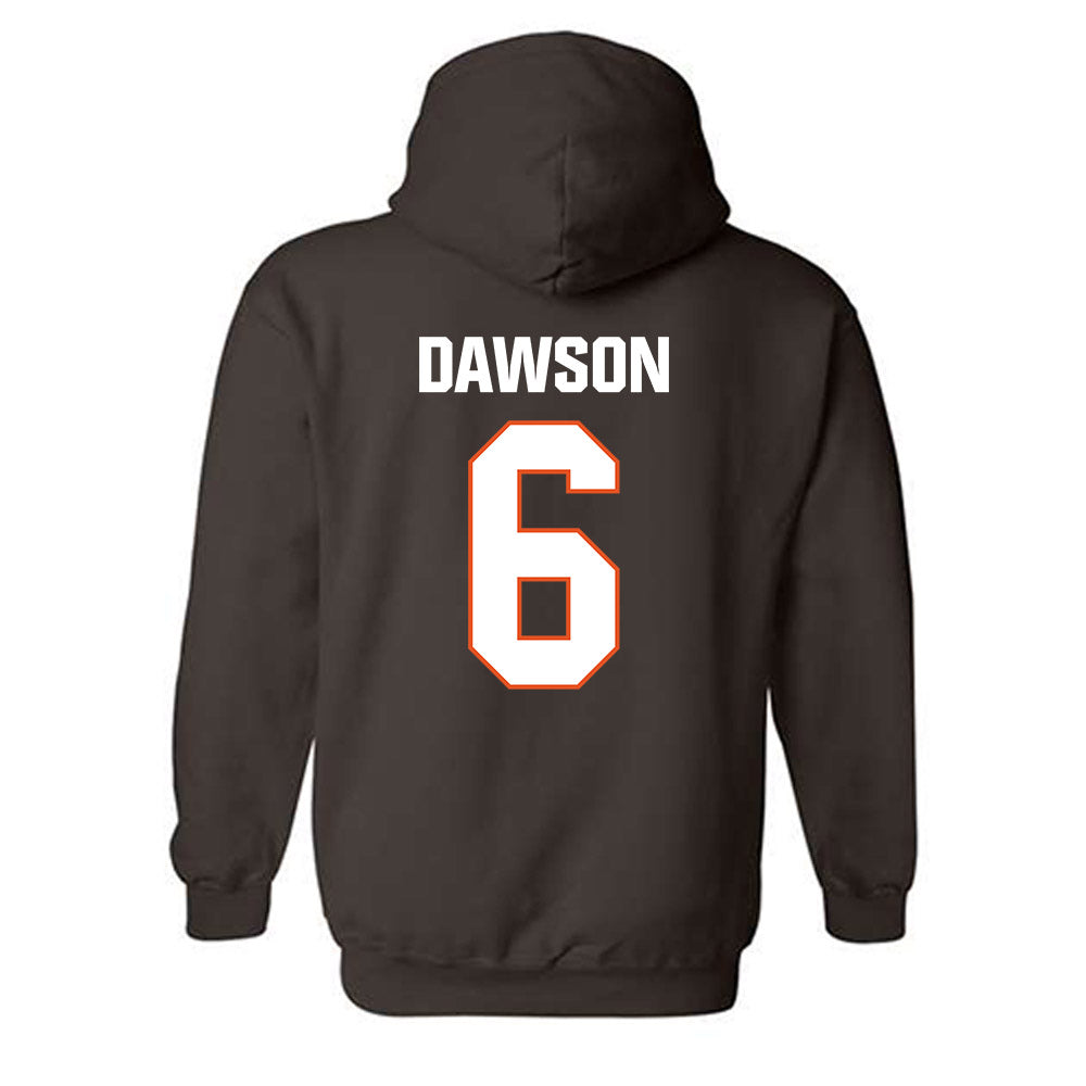 BGSU - NCAA Football : Isaiah Dawson - Classic Shersey Hooded Sweatshirt-1
