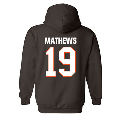 BGSU - NCAA Softball : Kendall Mathews - Classic Shersey Hooded Sweatshirt-1