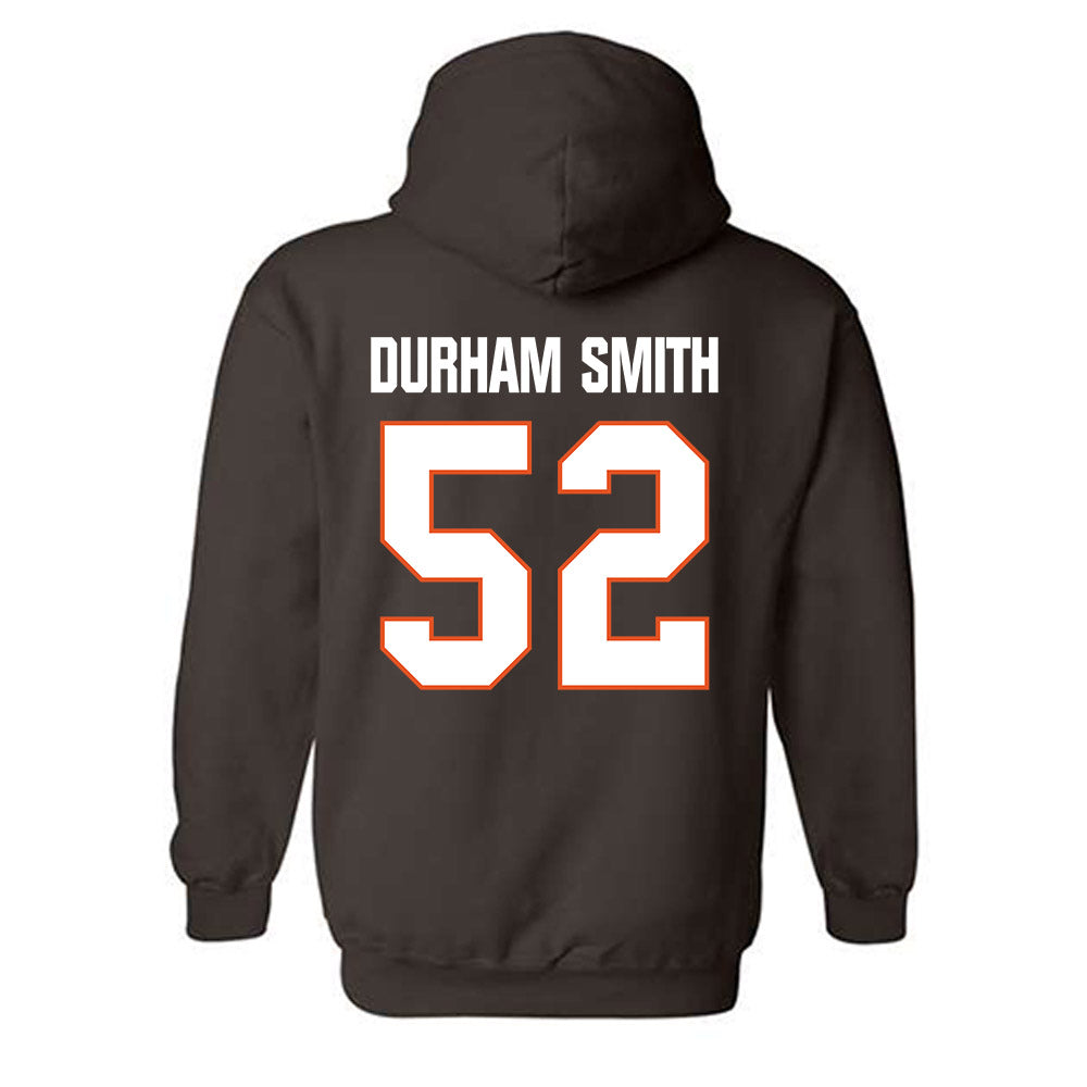 BGSU - NCAA Football : Elijah Durham Smith - Classic Shersey Hooded Sweatshirt-1