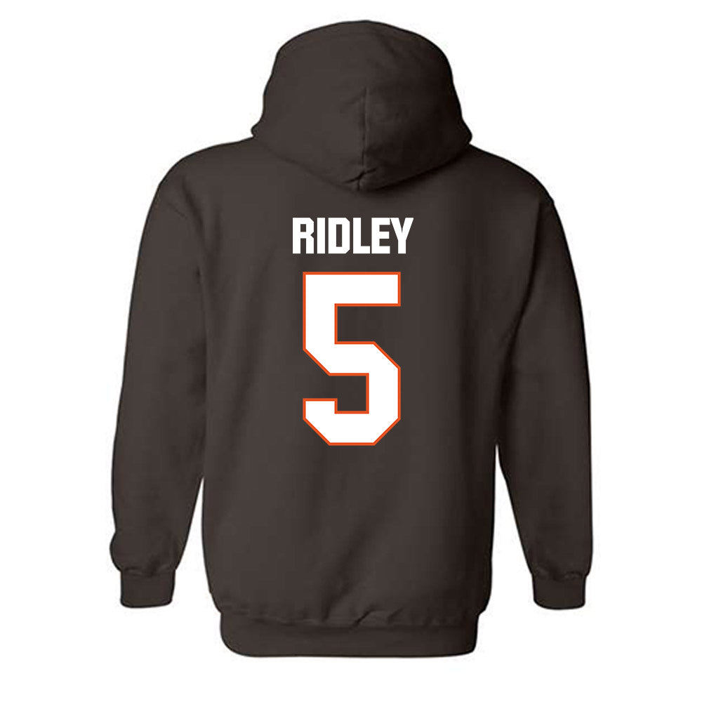 BGSU - NCAA Football : Brennan Ridley - Classic Shersey Hooded Sweatshirt-1