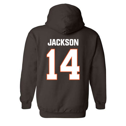 BGSU - NCAA Football : Jay-T Jackson - Classic Shersey Hooded Sweatshirt-1