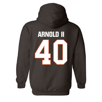 BGSU - NCAA Football : DeVenchi Arnold II - Classic Shersey Hooded Sweatshirt-1