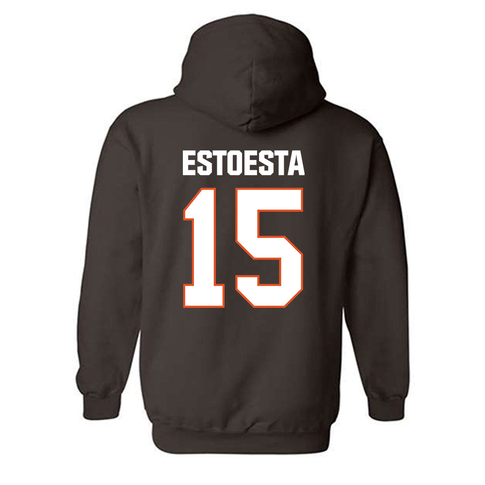 BGSU - NCAA Football : Preston Estoesta - Classic Shersey Hooded Sweatshirt-1