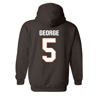 BGSU - NCAA Football : Eriq George - Classic Shersey Hooded Sweatshirt-1
