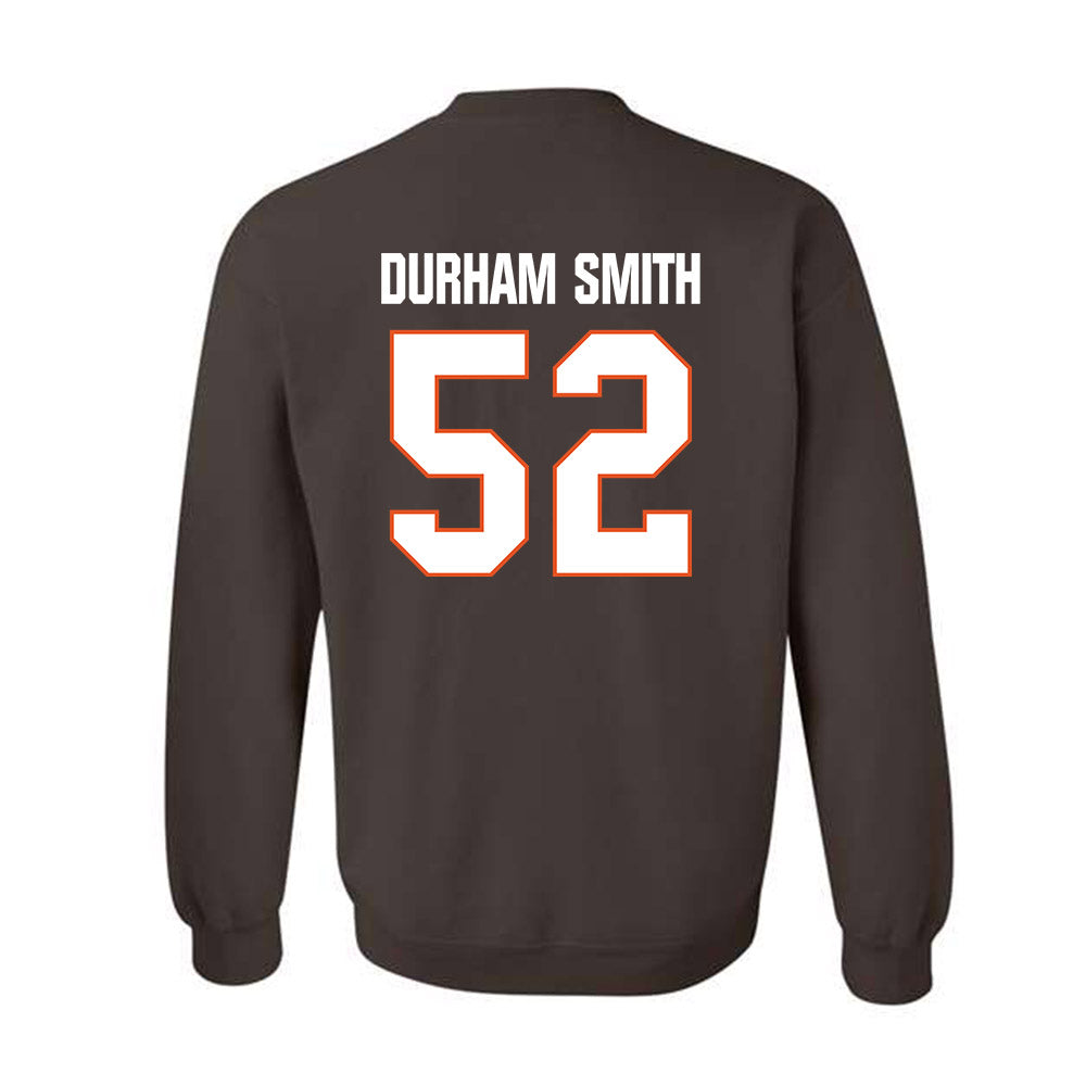 BGSU - NCAA Football : Elijah Durham Smith - Classic Shersey Crewneck Sweatshirt-1