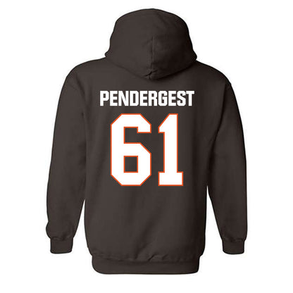 BGSU - NCAA Football : Pete Pendergest - Classic Shersey Hooded Sweatshirt-1