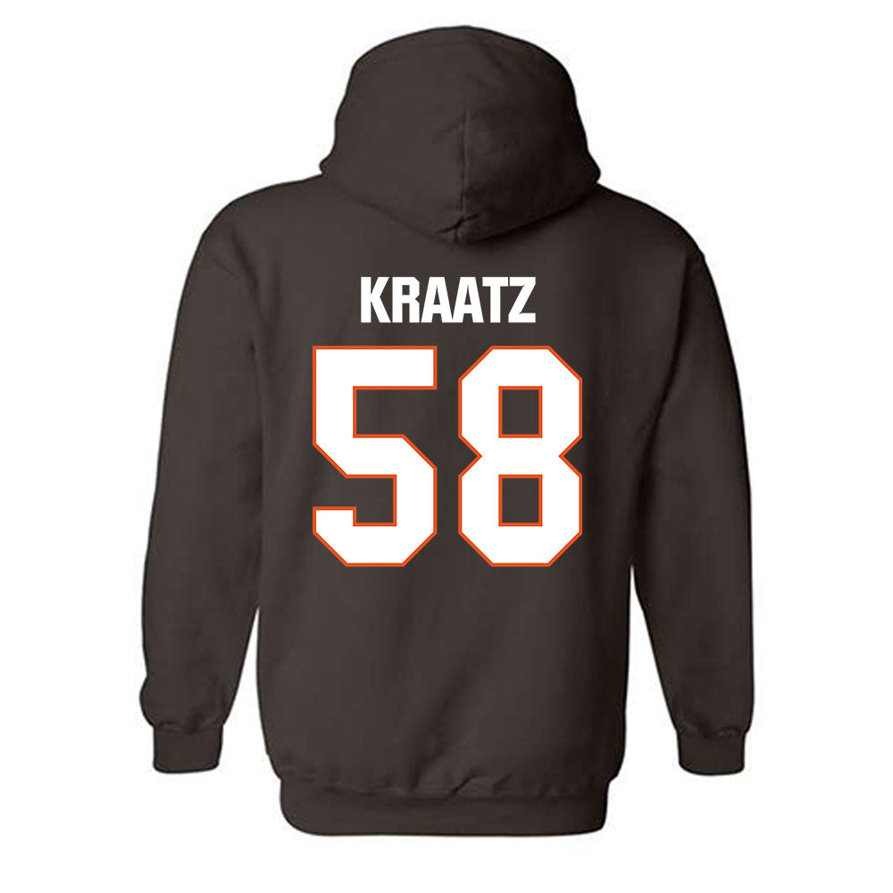 BGSU - NCAA Football : Ethan Kraatz - Classic Shersey Hooded Sweatshirt-1