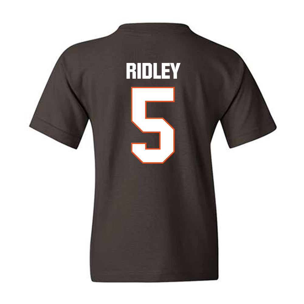 BGSU - NCAA Football : Brennan Ridley - Classic Shersey Youth T-Shirt-1