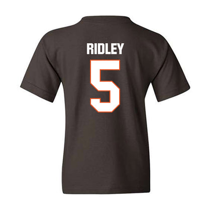 BGSU - NCAA Football : Brennan Ridley - Classic Shersey Youth T-Shirt-1