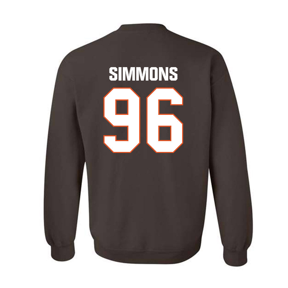 BGSU - NCAA Football : Cameron Simmons - Classic Shersey Crewneck Sweatshirt-1