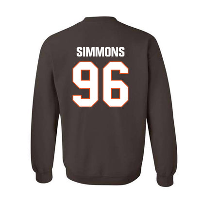 BGSU - NCAA Football : Cameron Simmons - Classic Shersey Crewneck Sweatshirt-1