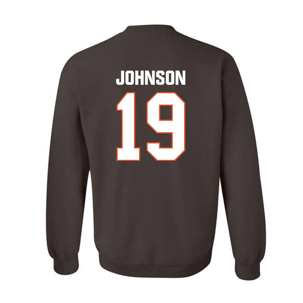 BGSU - NCAA Football : Jahai Johnson - Classic Shersey Crewneck Sweatshirt-1