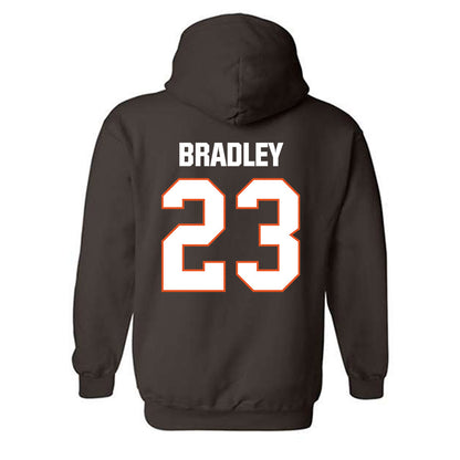 BGSU - NCAA Football : Myles Bradley - Classic Shersey Hooded Sweatshirt-1
