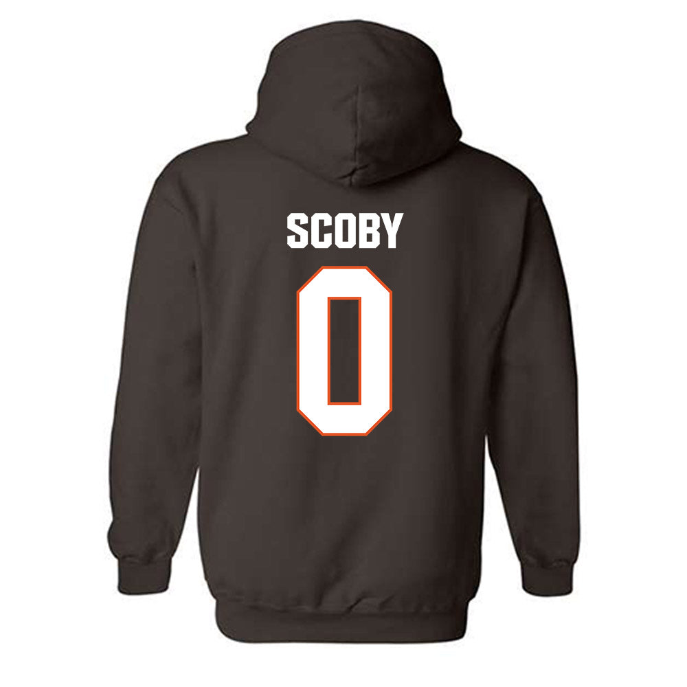 BGSU - NCAA Football : Jeremiah Scoby - Classic Shersey Hooded Sweatshirt-1