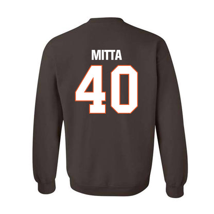 BGSU - NCAA Baseball : Anthony Mitta - Classic Shersey Crewneck Sweatshirt-1