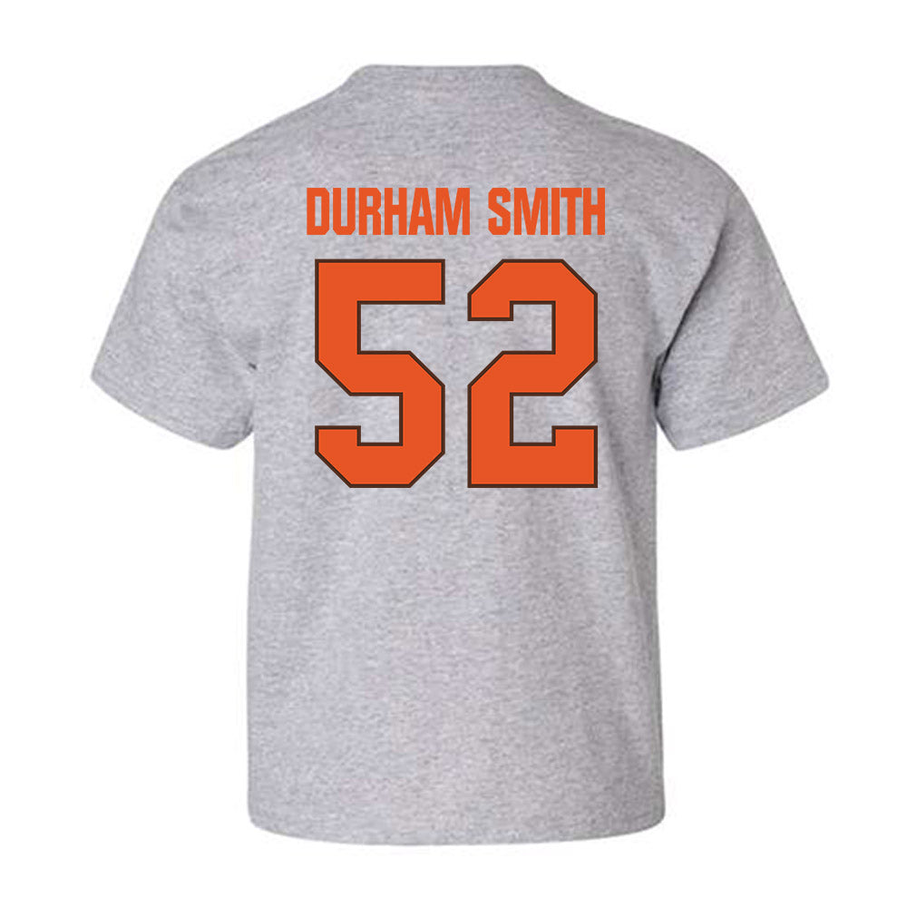 BGSU - NCAA Football : Elijah Durham Smith - Classic Shersey Youth T-Shirt-1