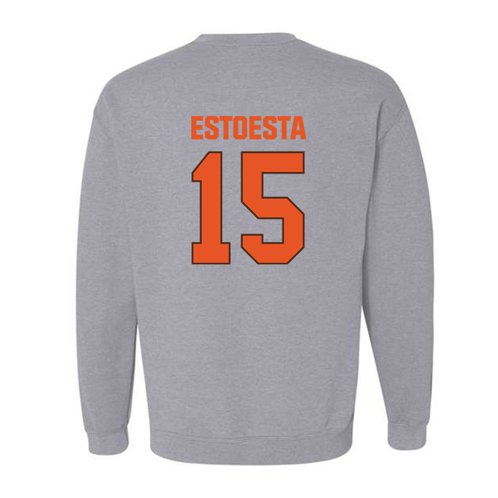 BGSU - NCAA Football : Preston Estoesta - Classic Shersey Crewneck Sweatshirt-1