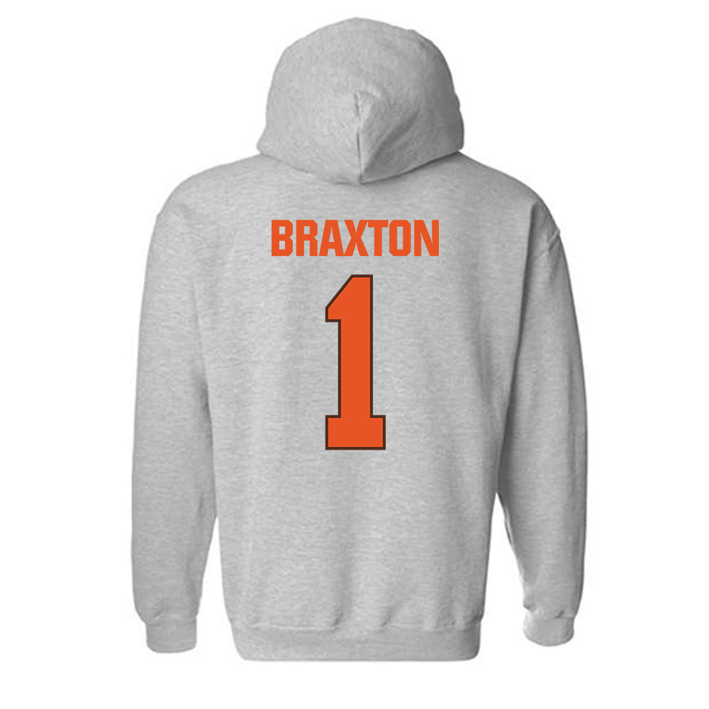 BGSU - NCAA Football : Drey Braxton - Classic Shersey Hooded Sweatshirt-1