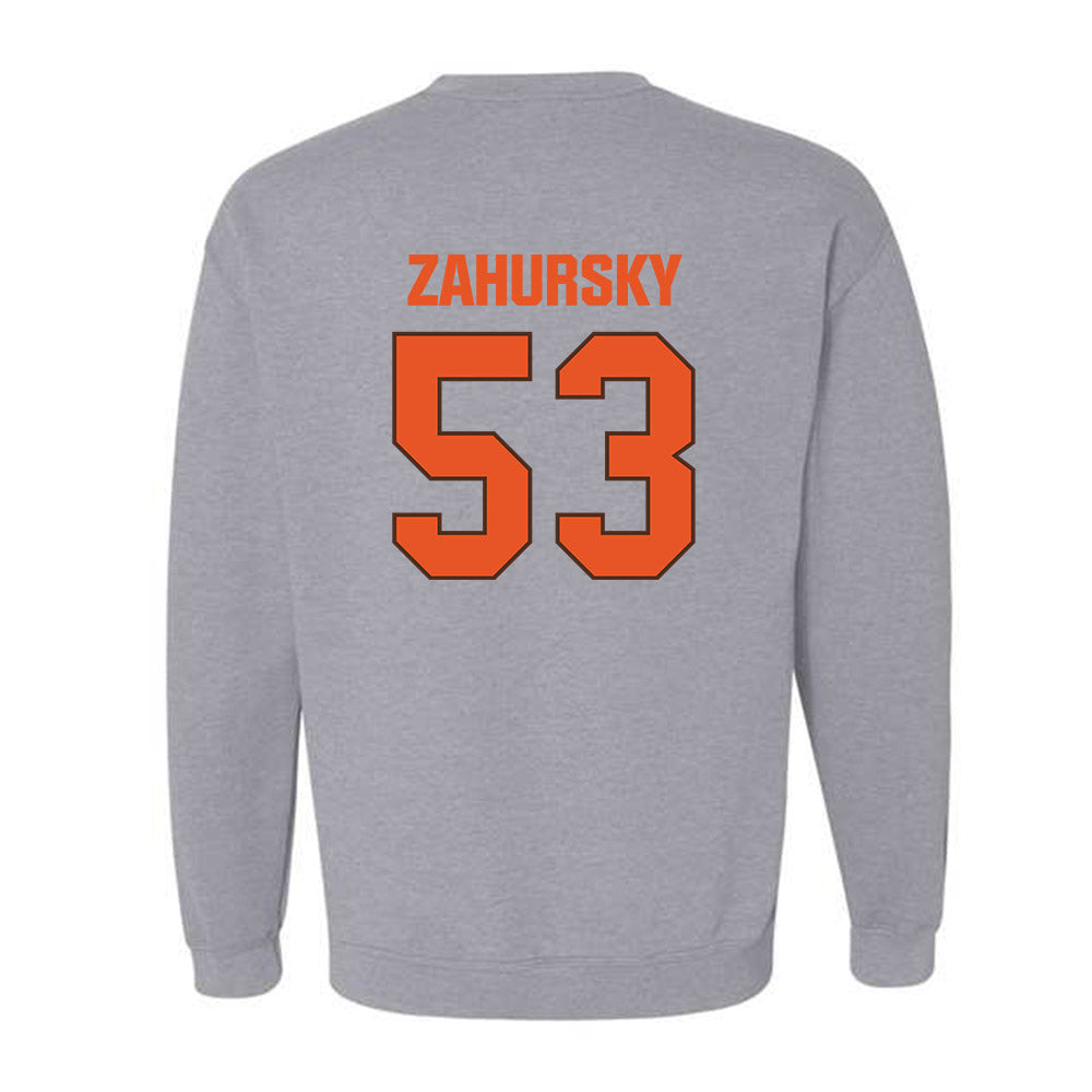BGSU - NCAA Football : Masyn zahursky - Classic Shersey Crewneck Sweatshirt-1