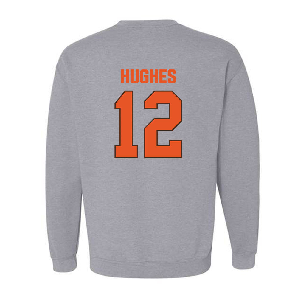 BGSU - NCAA Baseball : John Hughes - Classic Shersey Crewneck Sweatshirt-1
