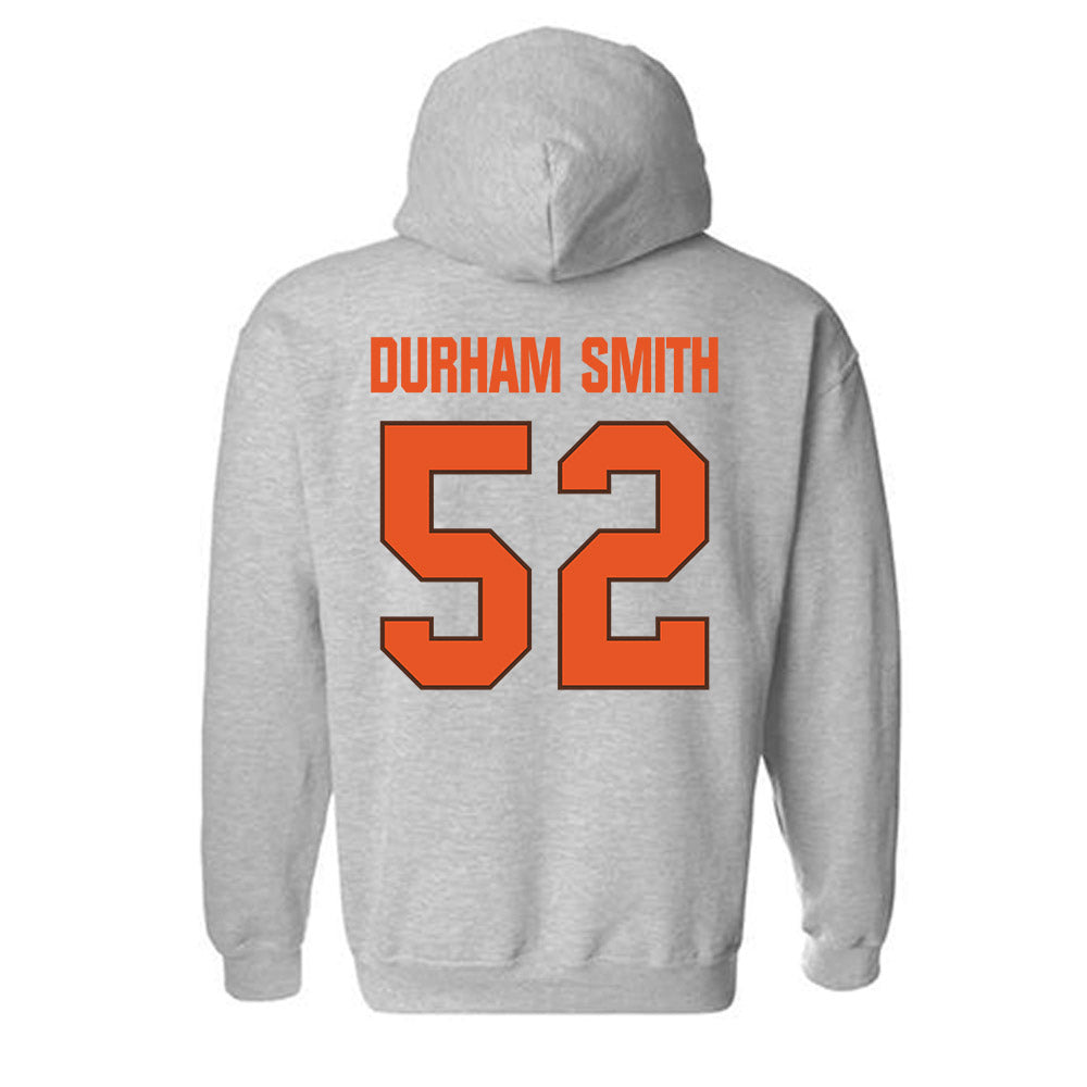 BGSU - NCAA Football : Elijah Durham Smith - Classic Shersey Hooded Sweatshirt-1