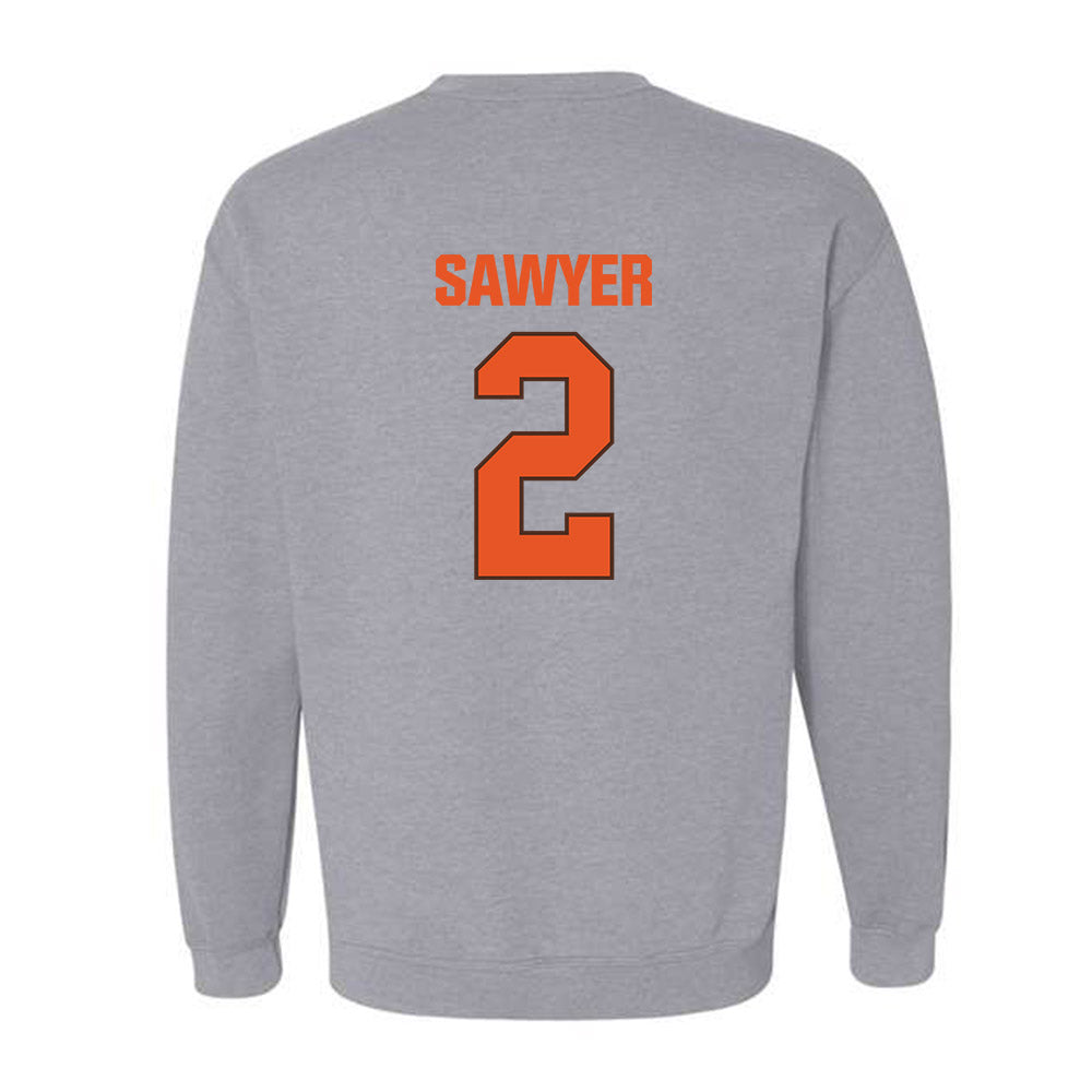 BGSU - NCAA Football : Nick Sawyer - Classic Shersey Crewneck Sweatshirt-1
