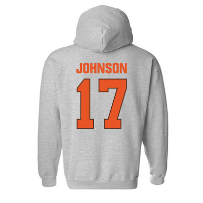 BGSU - NCAA Football : Trey Johnson - Classic Shersey Hooded Sweatshirt-1