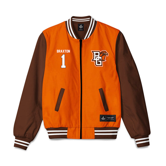BGSU - NCAA Football : Drey Braxton - Bomber Jacket-0