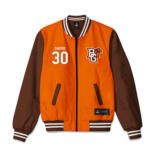 BGSU - NCAA Football : Caden Carter - Bomber Jacket-0
