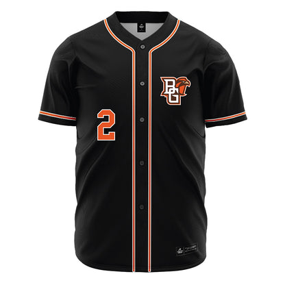 BGSU - NCAA Baseball : Ryan Newell - Black Jersey-0