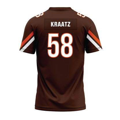 BGSU - NCAA Football : Ethan Kraatz - Premium Football Jersey-1