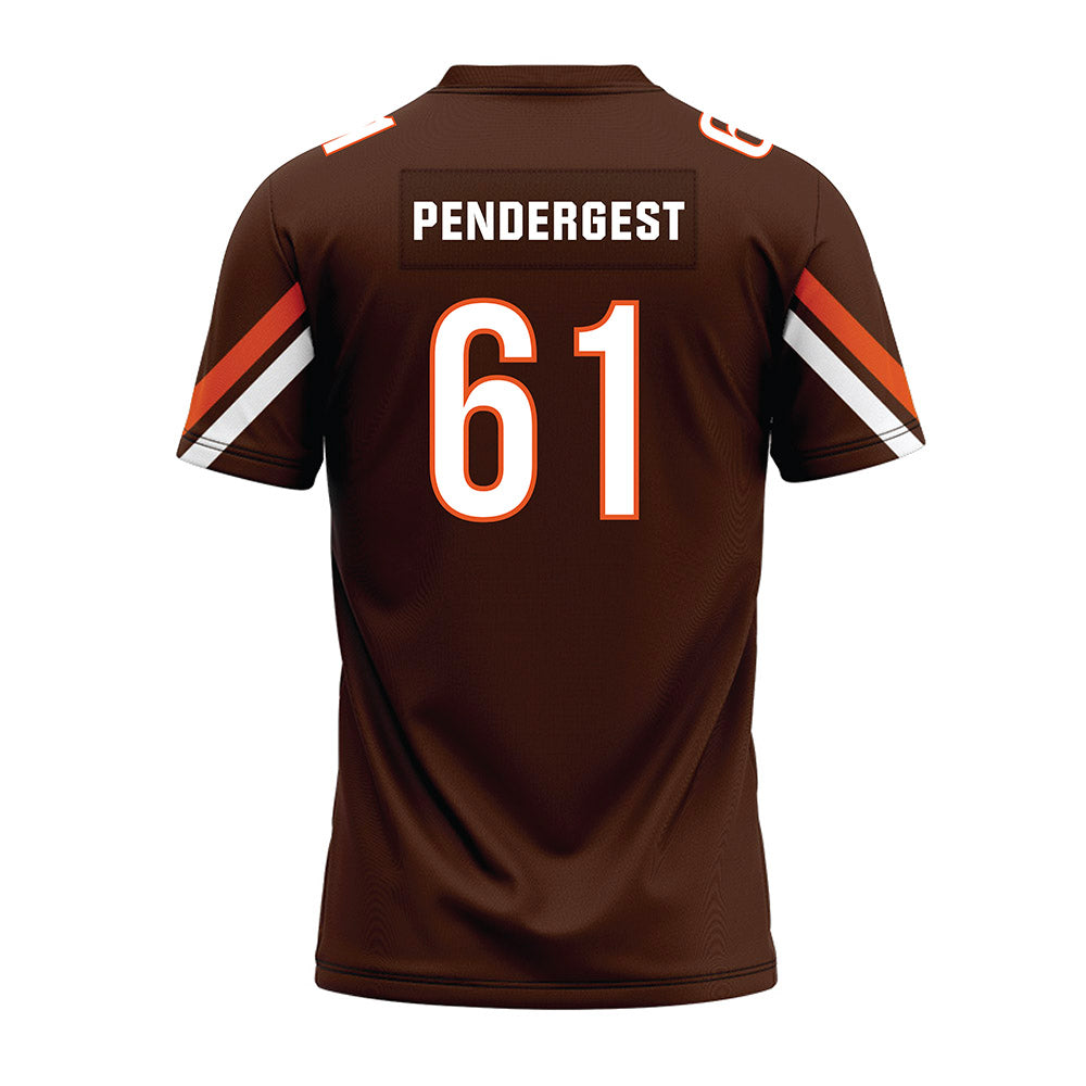 BGSU - NCAA Football : Pete Pendergest - Premium Football Jersey-1
