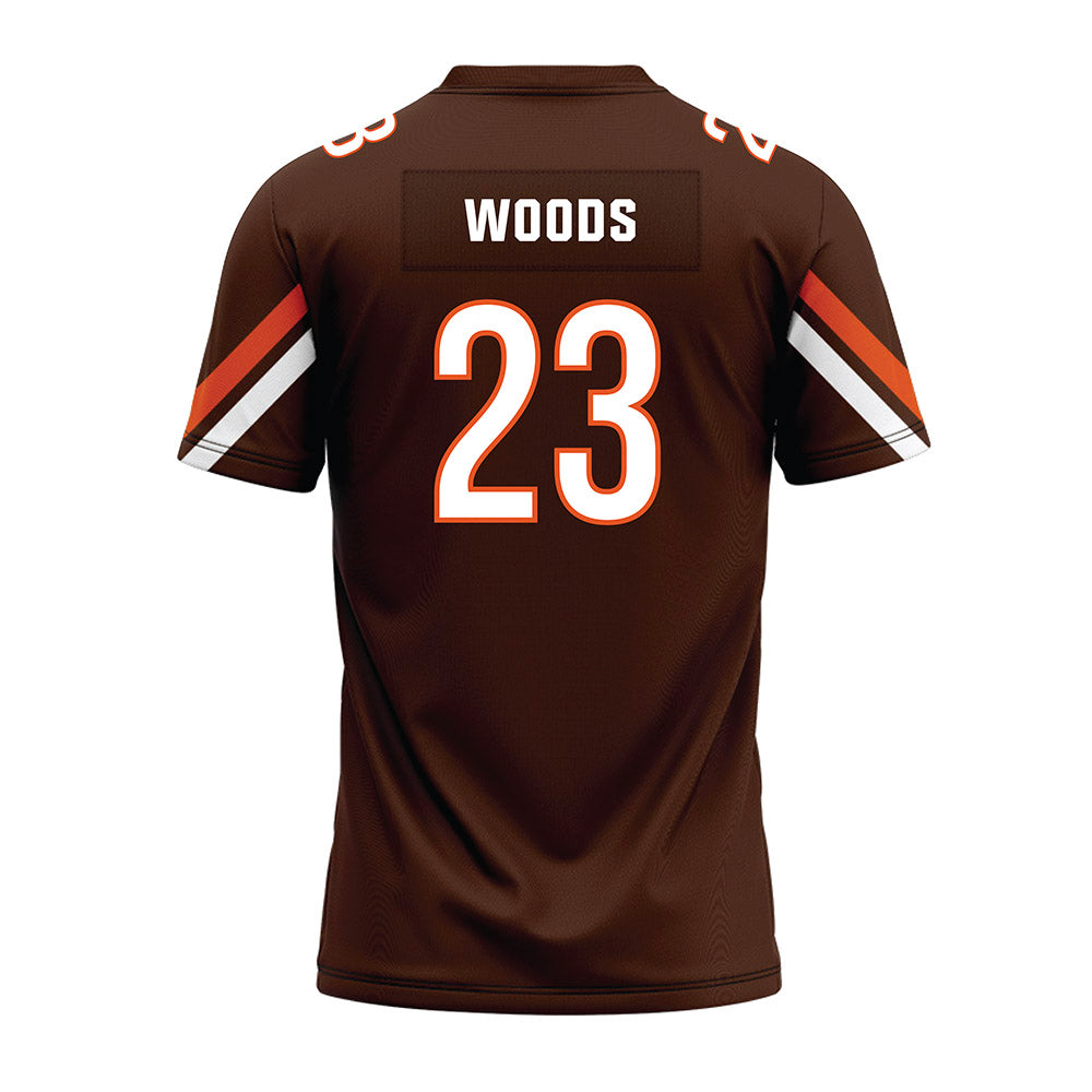 BGSU - NCAA Football : Dominick Woods - Premium Football Jersey-1