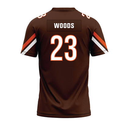 BGSU - NCAA Football : Dominick Woods - Premium Football Jersey-1