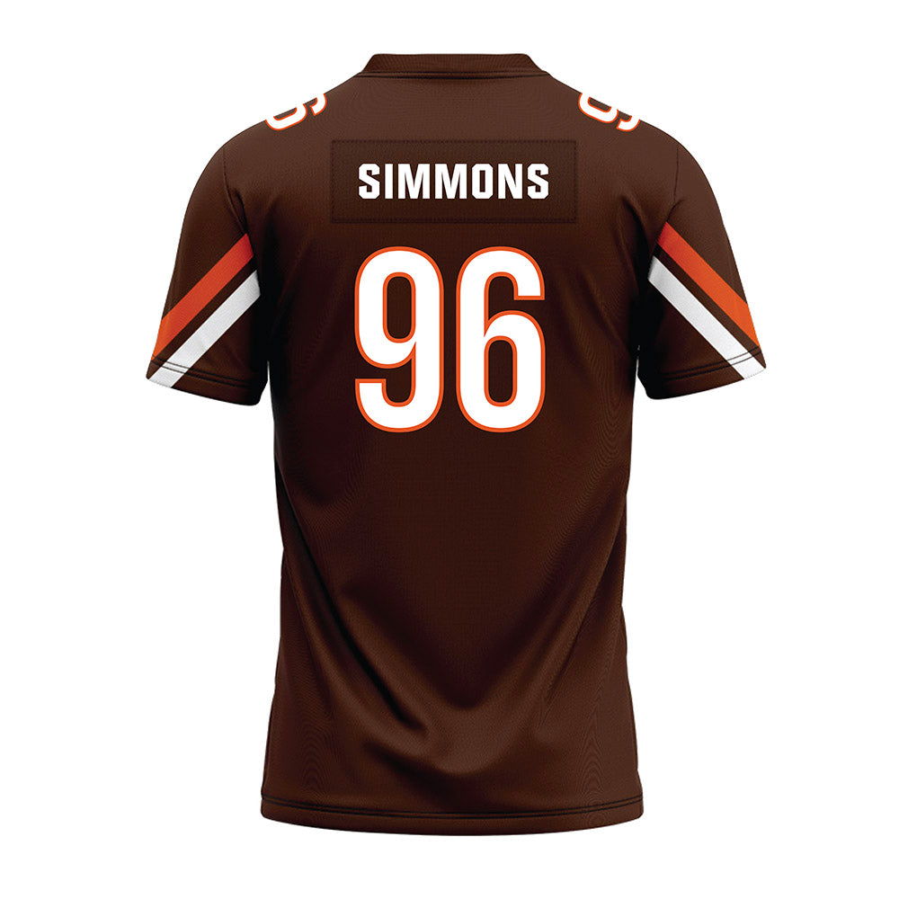 BGSU - NCAA Football : Cameron Simmons - Premium Football Jersey-1