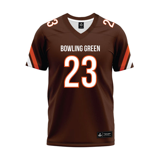 BGSU - NCAA Football : Dominick Woods - Premium Football Jersey-0