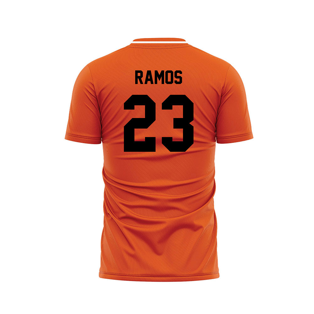 BGSU - NCAA Men's Soccer : Caue Ramos - Orange Soccer Jersey-1