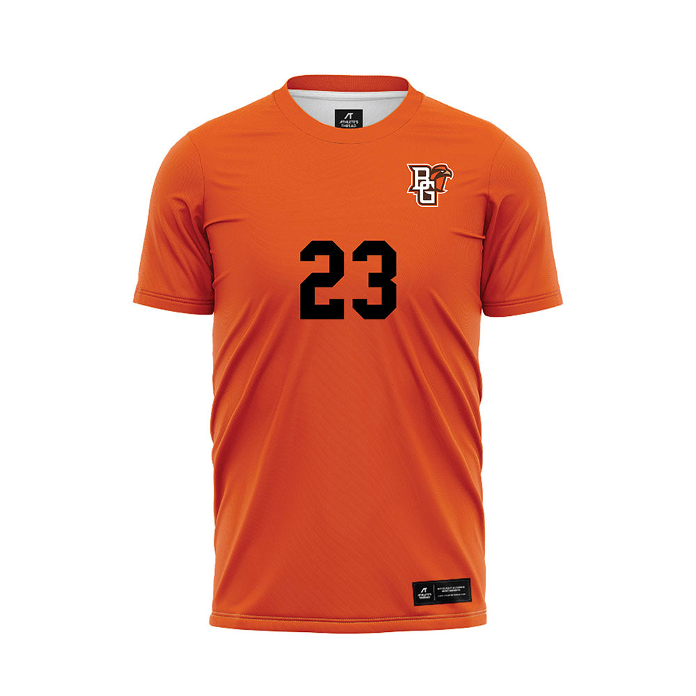 BGSU - NCAA Men's Soccer : Caue Ramos - Orange Soccer Jersey-0