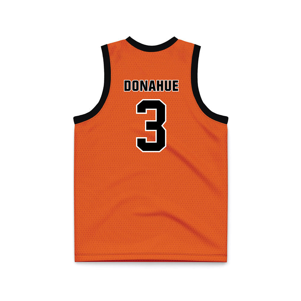 BGSU - NCAA Women's Basketball : Johnea Donahue - Orange Basketball Jersey-1