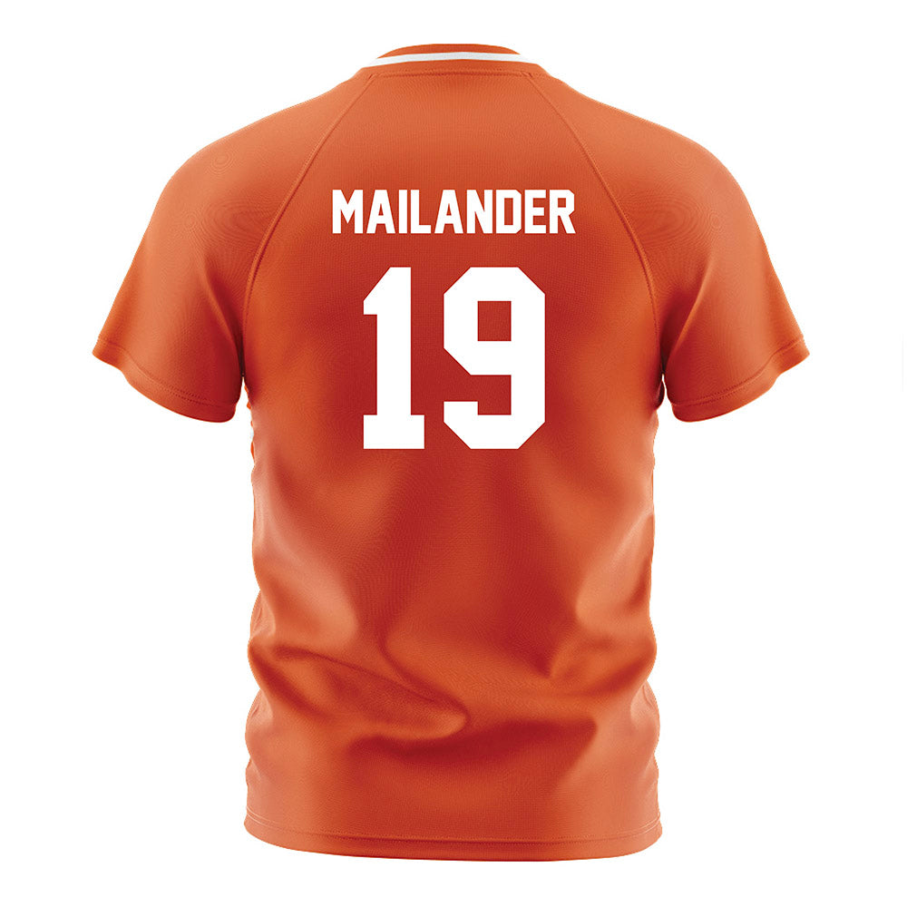 BGSU - NCAA Women's Soccer : Tatum Mailander - Orange Soccer Jersey-1