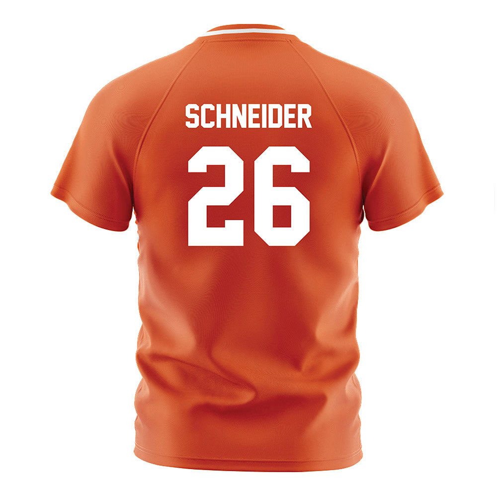BGSU - NCAA Women's Soccer : Olivia Schneider - Orange Soccer Jersey-1