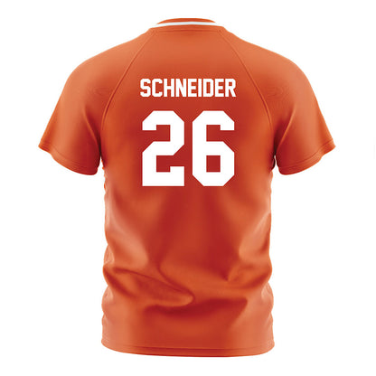 BGSU - NCAA Women's Soccer : Olivia Schneider - Orange Soccer Jersey-1