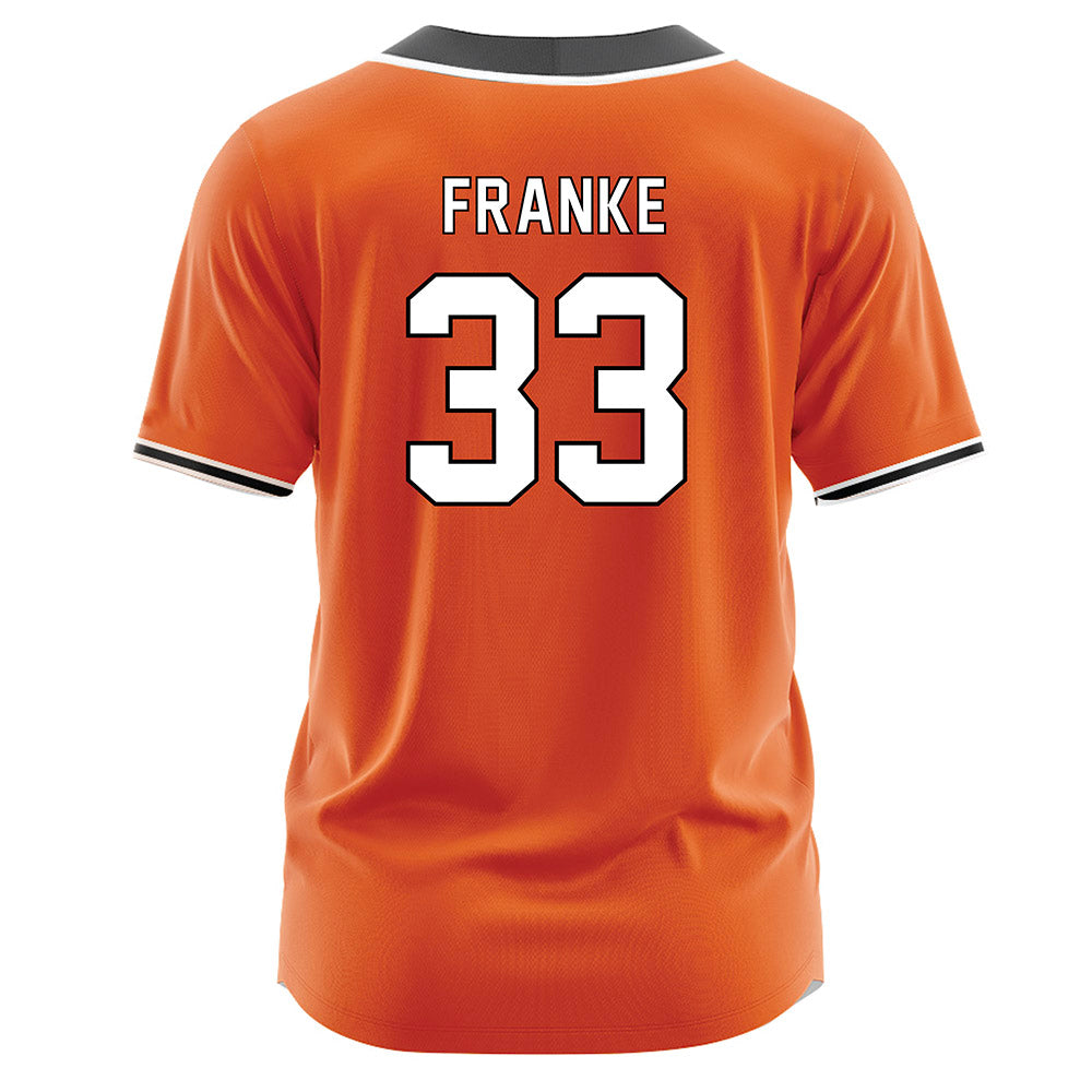 BGSU - NCAA Softball : Madison Franke - Orange Jersey-1