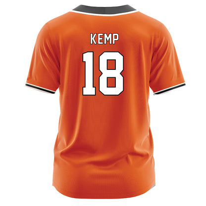 BGSU - NCAA Softball : Brooklyn Kemp - Orange Jersey-1