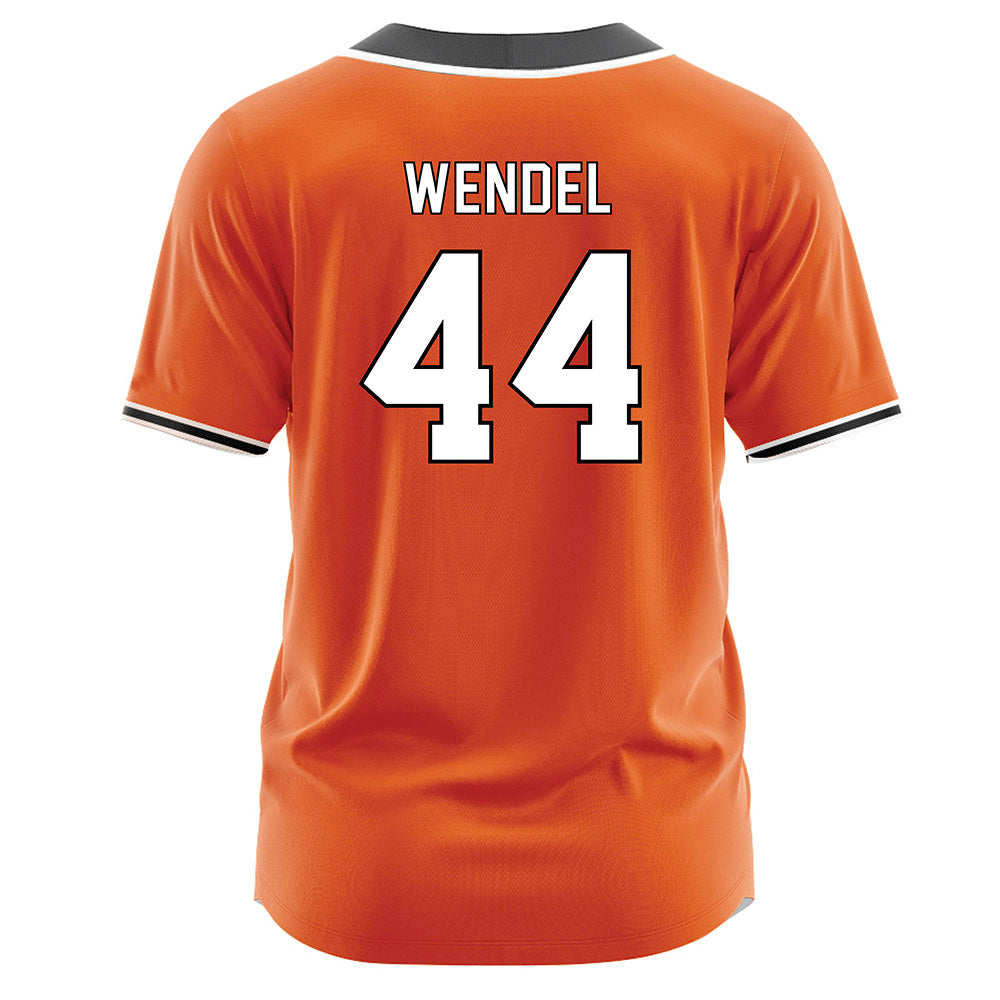 BGSU - NCAA Softball : Madison Wendel - Orange Jersey-1