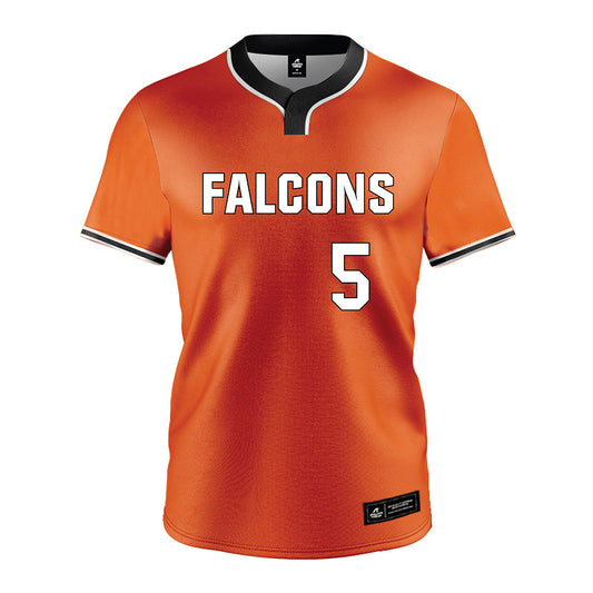 BGSU - NCAA Softball : Katie Hutter - Orange Jersey-0