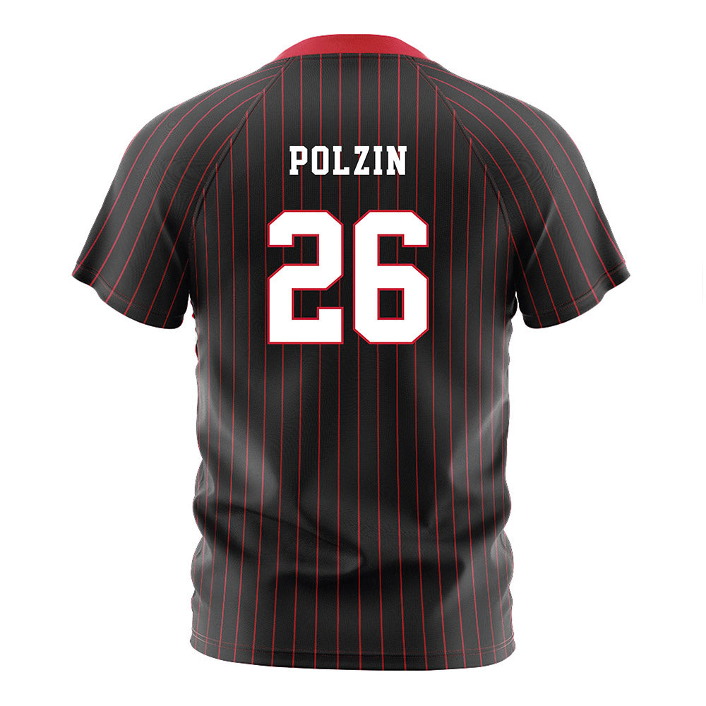 Seattle - NCAA Women's Soccer : Myah Polzin - Black Red Stripe Soccer Jersey