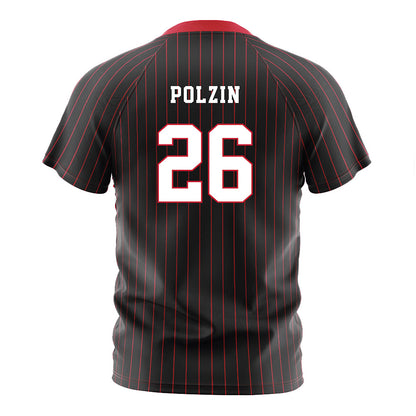 Seattle - NCAA Women's Soccer : Myah Polzin - Black Red Stripe Soccer Jersey